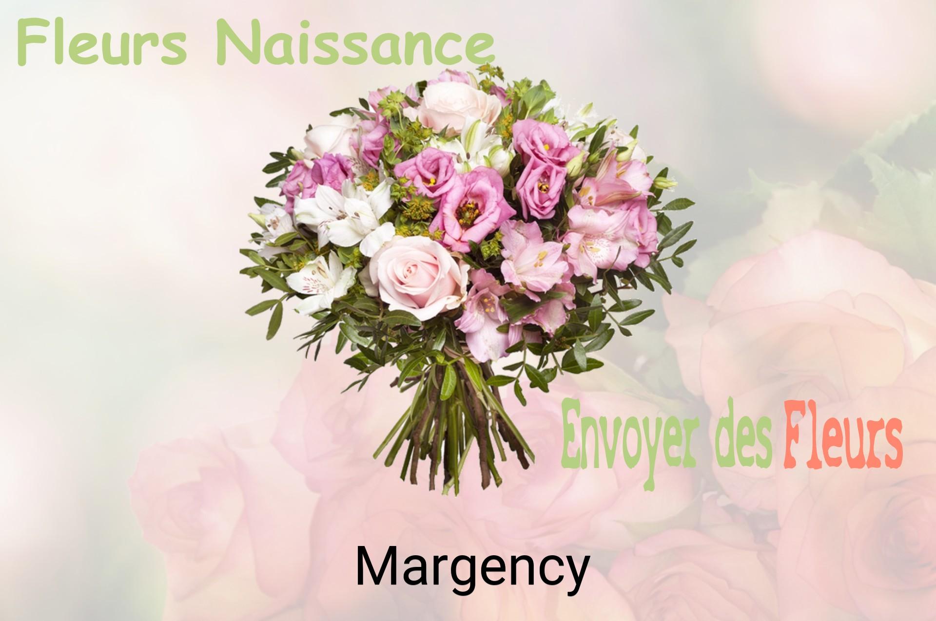 Bouquet de fleurs de naissance livré à Margency